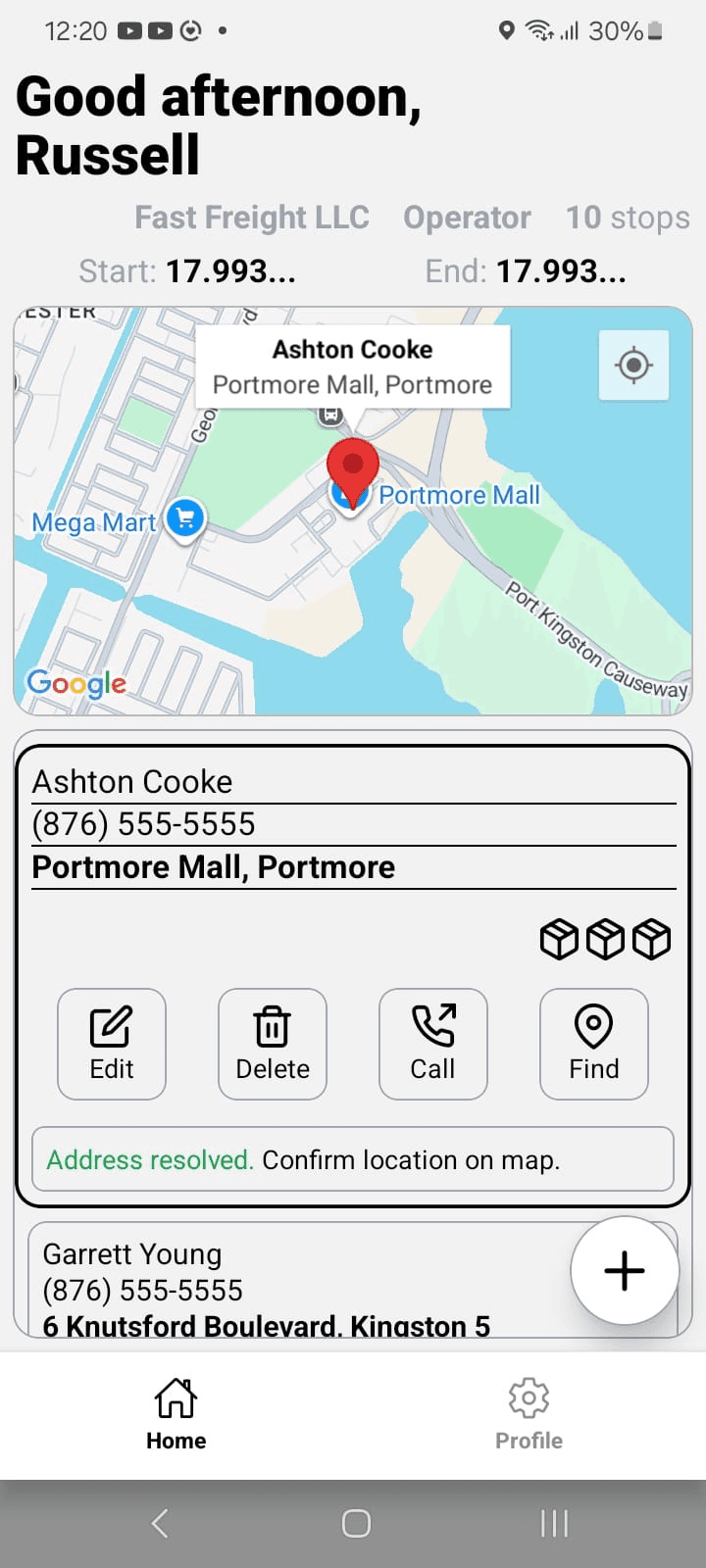 RoutePal mobile